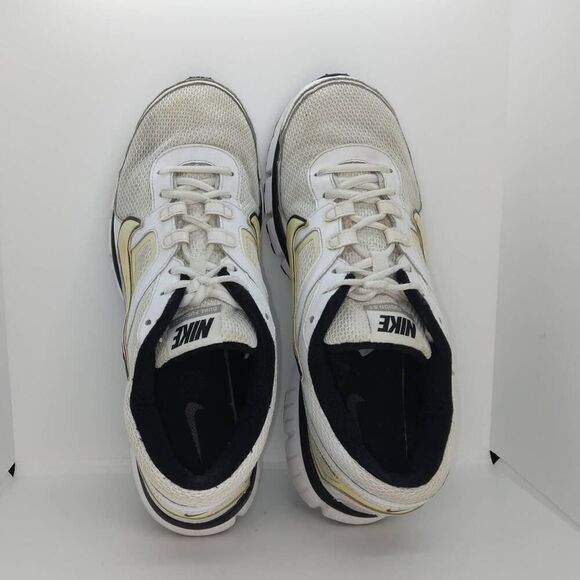Nike Dual Fusion ST Men's Pre-owned White/Yellow Athletic Sneakers - sz. 12 1/5 - Picture 3 of 6